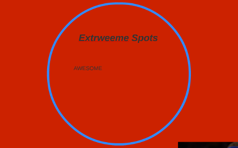 Extrweeme Spots by Michael Roditis on Prezi