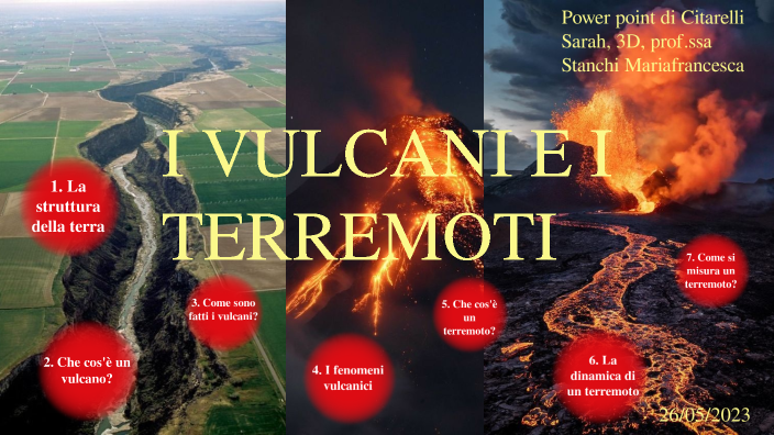 I Vulcani E I Terremoti By Sarah Citarelli 2626