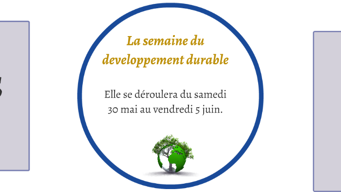 La Semaine Du Developpement Durable By Nelly Léger