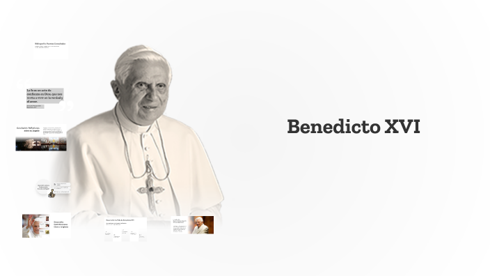 Benedicto XVI: Un Legado de Fe y Sabiduría by Miguel Culebras on Prezi