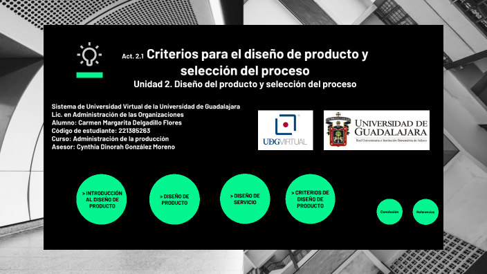 Criterios para el diseño de producto y selección del proceso by Carmen ...