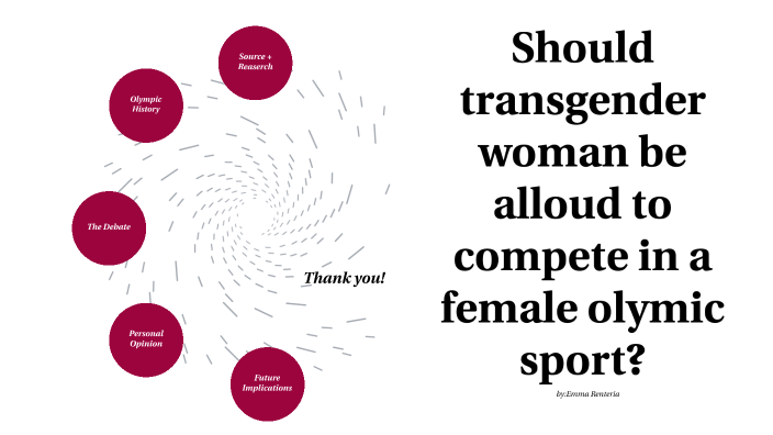 Why Male Athletes Who Identify as Transgender Should Not Compete in Women's  Sports