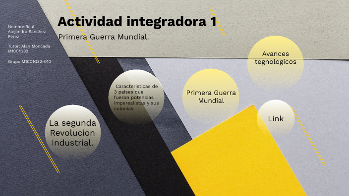 Actividad integradora 1. Primera Guerra Mundial. by Raulsp_2003 on Prezi