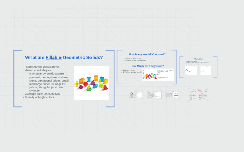 Fillable Geometric Solids by Cassie Cobb on Prezi