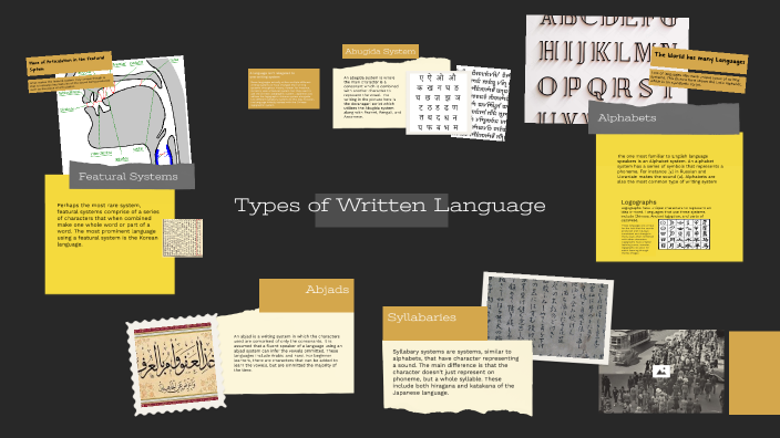 Language Types English Writing Types of Written Language by Claire Jackson on Prezi