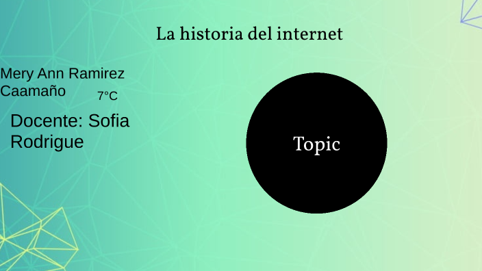 La historia del internet by Mery Ann Ramirez Caamaño on Prezi