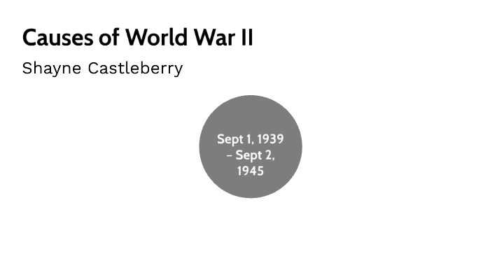 Causes of World War II by SHAYNE CASTLEBERRY on Prezi