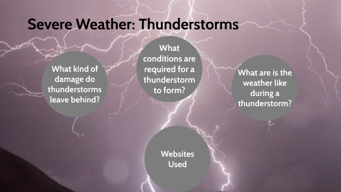 Severe Weather: Thunderstorm by Adrianna Nader