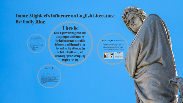 Dante Alighieri s influence on English literature by Emily H on Prezi