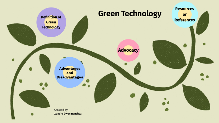 Green Technology By Xandra Gwen Ranchez