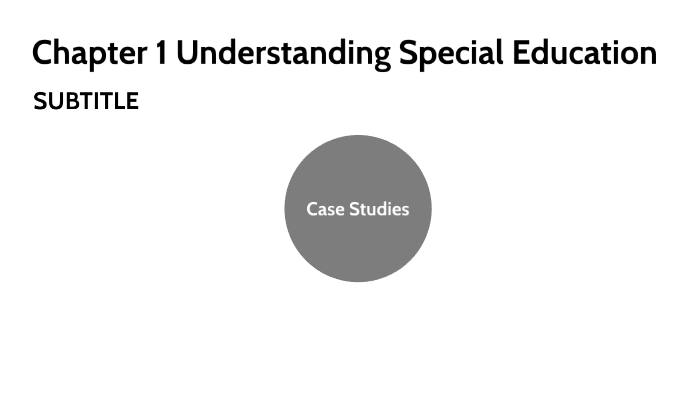Chapter 1 Understanding special education by Kristin Menard on Prezi