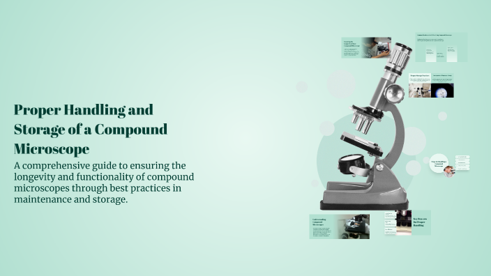 Proper Handling and Storage of a Compound Microscope by Juliet Salonoy ...