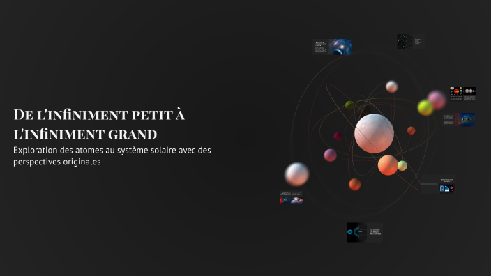 Infiniment De l'infiniment petit à l'infiniment grand by Evan Leuci on Prezi