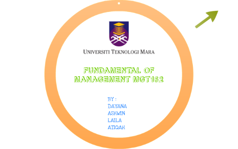 FUNDAMENTAL OF MANAGEMENT MGT162 By On Prezi