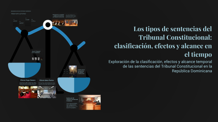 Los tipos de sentencias del Tribunal Constitucional: clasificación