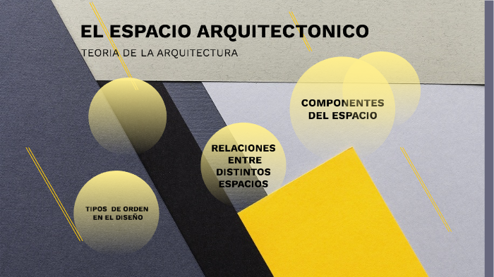 El espacio arquitectónico I by G T/G on Prezi Next