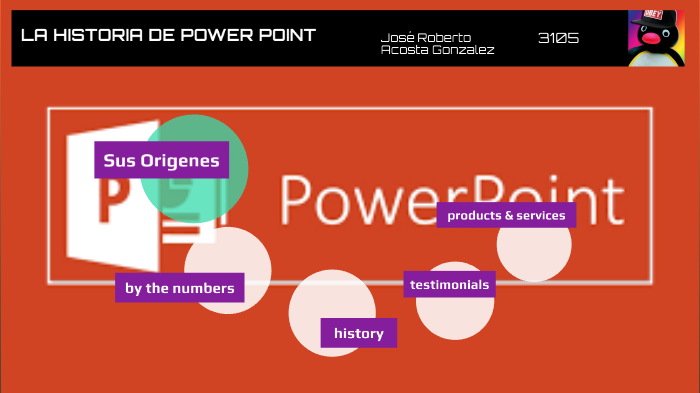 La Historia de Power Point. by José Roberto Acosta Gonzalez on Prezi