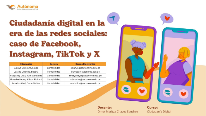 Ciudadanía digital en la era de las redes sociales by Ruth Huayanay on ...