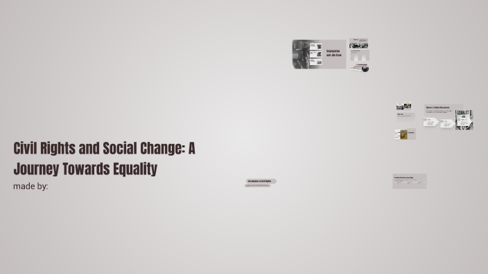 Civil Rights and Social Change: A Journey Towards Equality by hala al ...