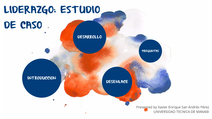 LIDERAZGO: ESTUDIO DE CASO by Xavier Enrique San Andrés on Prezi
