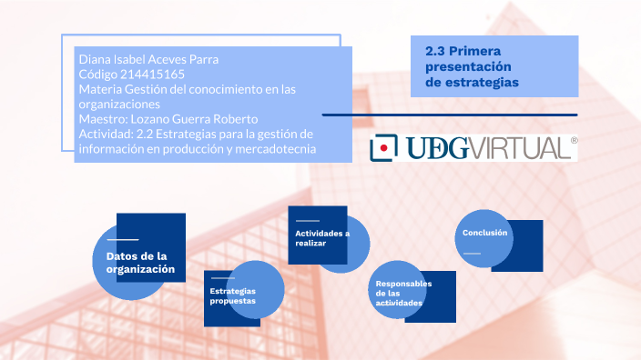 2.3 Primera presentación de estrategias by Diana Parra on Prezi