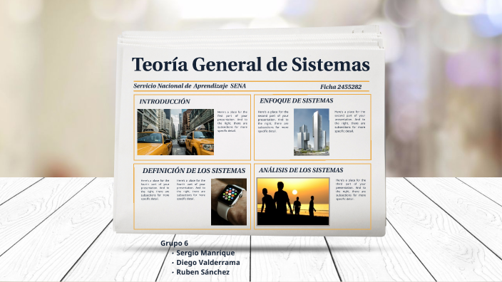 TEORIA GENERAL DE SISTEMAS by GRUPO 6 SENA on Prezi