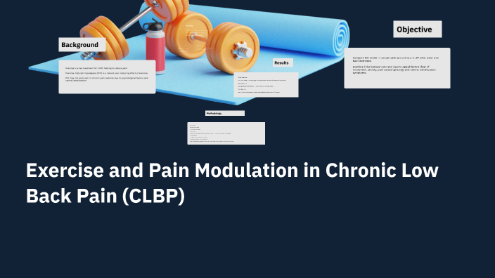 Title: Exercise and Pain Modulation in Chronic Low Back Pain (CLBP ...