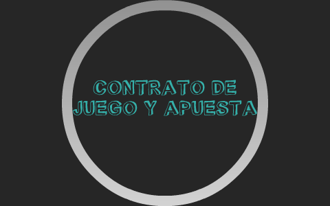 CONTRATOS DE JUEGO Y APUESTA by Marco Ibarguen