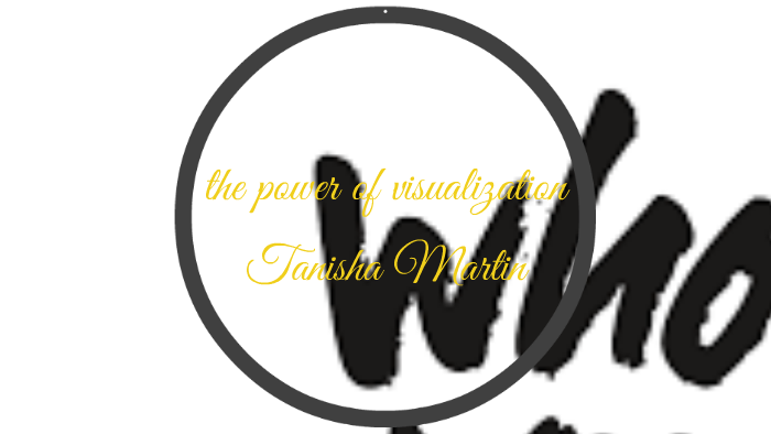 the power of visualization by tanisha martin on Prezi