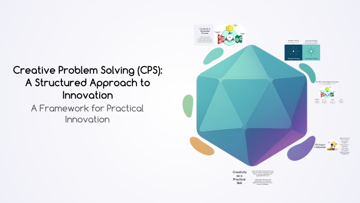 Creative Problem Solving (CPS): A Structured Approach to Innovation by ...