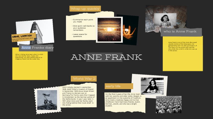 anne frank by Aoibhinn Kelleher on Prezi