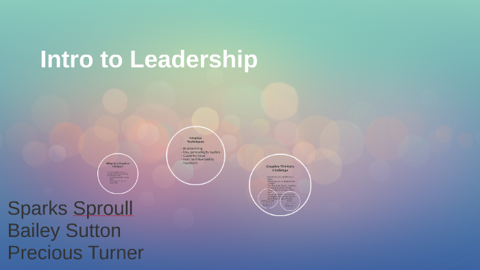 Intro to Leadership by Precious Turner on Prezi