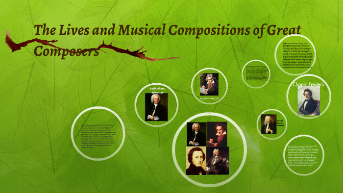 The Lives and Musical Compositions of Great Composers by dave avila on ...