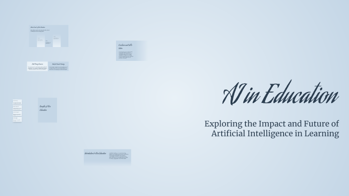 AI in Education by علي الحيالي on Prezi