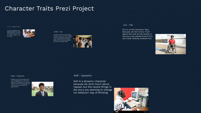 Character Traits Prezi Project by Cash Speight on Prezi