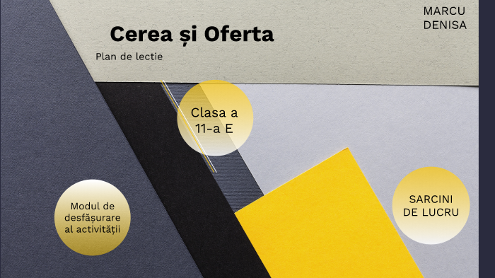 Cererea Si Oferta By Denisa Marcu On Prezi Next