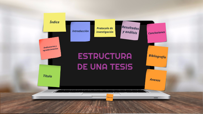 ESTRUCTURA DE UNA TESIS by Sharon Lira