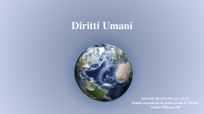 Diritti Umani by Giada Pellizzari on Prezi