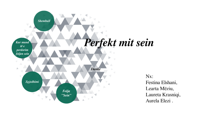 Mit Sein Perfekt mit sein by learta mziu on Prezi