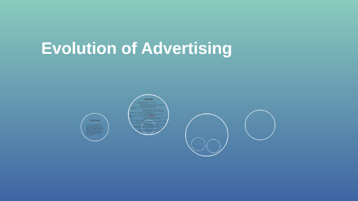 Evolution Adverts Evolution of Advertising by lacey munzer on Prezi