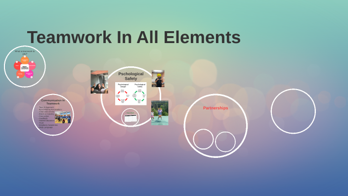 Teamwork In All Elements by brittany icaza on Prezi