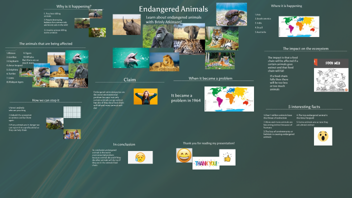 Endangered Animals by Brinly Atkinson on Prezi