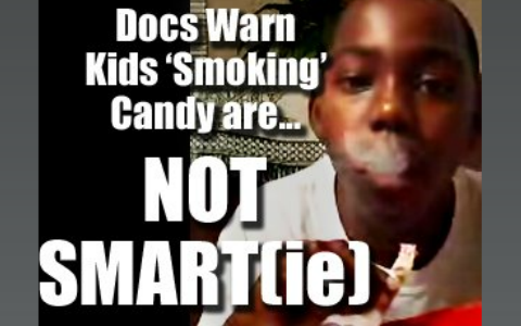 smarties candy smoke