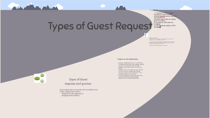 Types of guest request by Shanne Abiang on Prezi