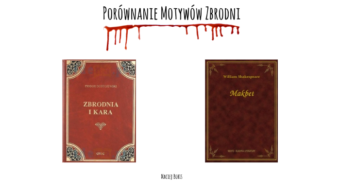 Porownanie Motywow Zbrodni By Projekty Klasa