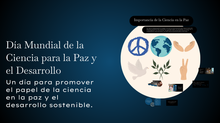 Día Mundial de la Ciencia para la Paz y el Desarrollo by IRVING IVAN ...