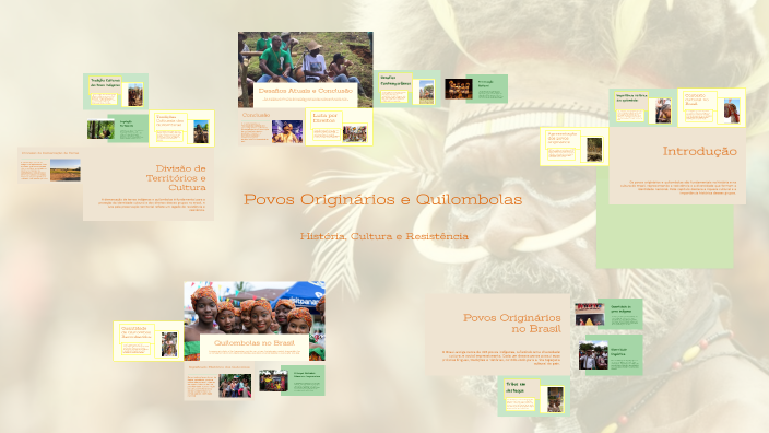 Povos Originários e Quilombolas by mds on Prezi