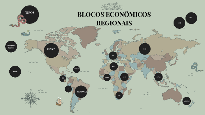 Blocos econômicos regionais by Guilherme Pedroza on Prezi