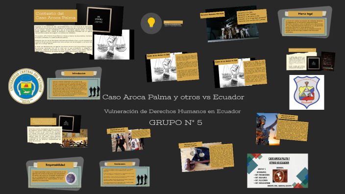 Grupo N°5 - Caso Aroca Palma y otros vs Ecuador by edison villa on Prezi