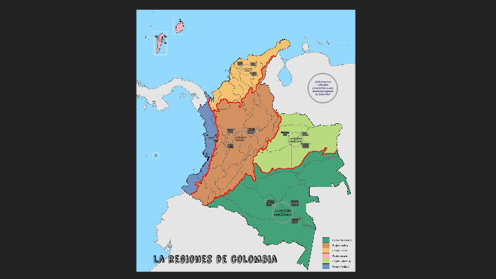 la regiones de colombia by NATHALYA SOLANO